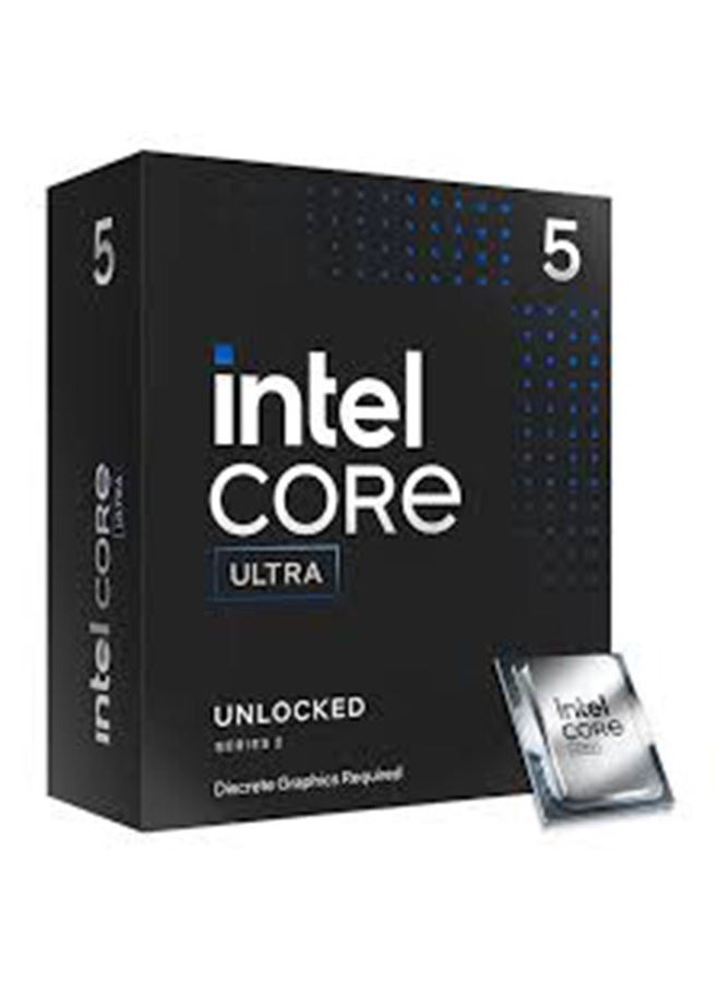 معالج سطح المكتب Core Ultra 5 245KF (Arrow Lake) مقبس LGA 1851 (السلسلة 2)، 14 نواة و 14 خيط، 24 ميجابايت ذاكرة مؤقتة، تردد تعزيز توربو أقصى 5.2 جيجاهرتز، 2* DDR5 و 192 جيجابايت أقصى ذاكرة، تعزيز الذكاء الاصطناعي من إنتل | BX80768245KF